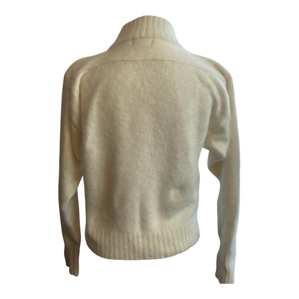 Nordstrom Cream Turtleneck Sweater with bows - Picture 2 of 4